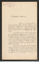 k.k. naturhistorisches Hofmuseum, Intendanzakten 1885-1896 (Hauer), Aktenzahl Z.274/1891, Seite 1
